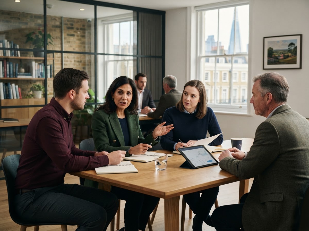 Choice Investa analysts reviewing capital allocation data on screen